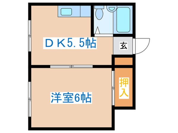 グランメール琴似の物件間取画像